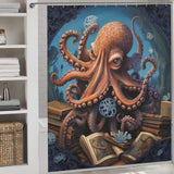 Artistic Marine Octopus Shower Curtain