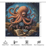 Artistic Marine Octopus Shower Curtain