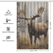 Artistic Moose Shower Curtain