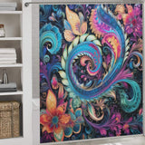 Artistic Paisley Shower Curtain