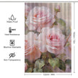 Artistic Pink Rose Shower Curtain"