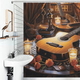 Artistic Tribute Guitar Shower Curtain