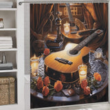 Artistic Tribute Guitar Shower Curtain