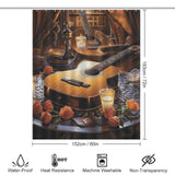 Artistic Tribute Guitar Shower Curtain