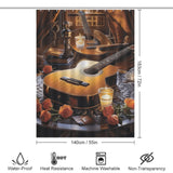 Artistic Tribute Guitar Shower Curtain