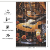 Artistic Tribute Guitar Shower Curtain