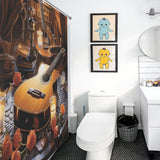 Artistic Tribute Guitar Shower Curtain