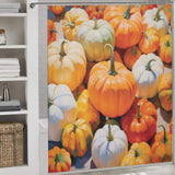 Autumn Harves Pumpkin Shower Curtain