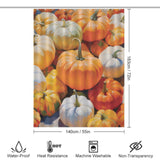 Autumn Harves Pumpkin Shower Curtain