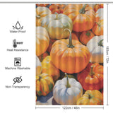 Autumn Harves Pumpkin Shower Curtain