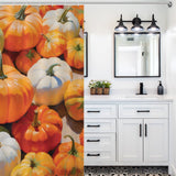 Autumn Harves Pumpkin Shower Curtain