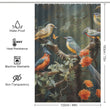 Avian Elegance Bird Shower Curtain