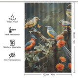 Avian Elegance Bird Shower Curtain