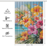 Beachfront Tropical Shower Curtain