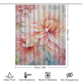 Beautiful and Stylish Watercolor Floral Shower Curtain