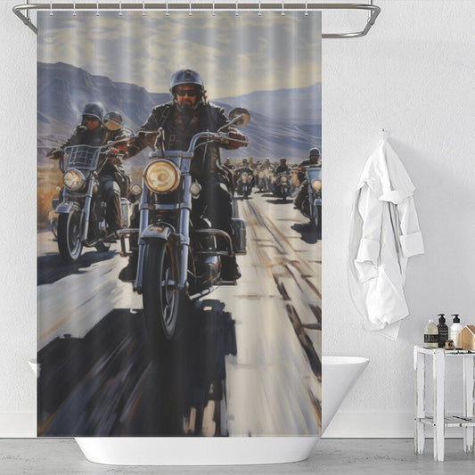 BikeLife Motorcycle Shower Curtain