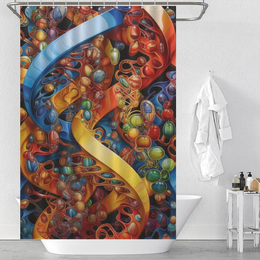 Biology DNA Shower Curtain