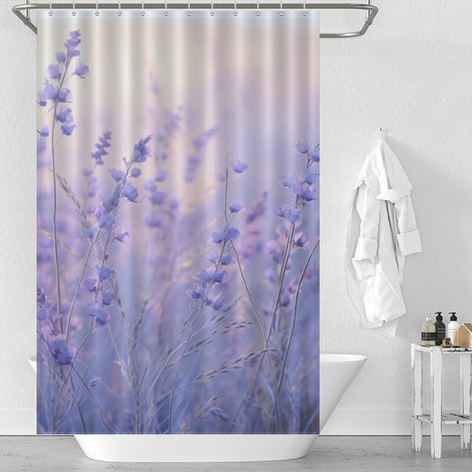 Bloom Bliss Periwinkle Shower Curtain