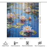 Bloom Pond Lily Shower Curtain