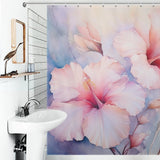 BloomingParadise Hibiscus Shower Curtain