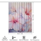 BloomingParadise Hibiscus Shower Curtain