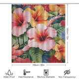 BloomsOfJoy Hibiscus Shower Curtain