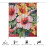 BloomsOfJoy Hibiscus Shower Curtain