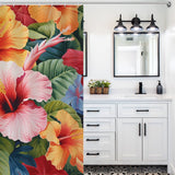 BloomsOfJoy Hibiscus Shower Curtain