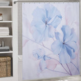 Blue Whisper Periwinkle Shower Curtain