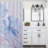 Blue Whisper Periwinkle Shower Curtain