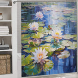 Botanic Pond Lily Shower Curtain