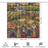 Bounty of the Land Farmhouse Shower Curtain