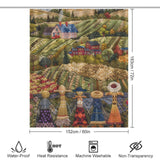 Bounty of the Land Farmhouse Shower Curtain