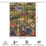 Bounty of the Land Farmhouse Shower Curtain