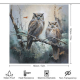 Branches Owl Shower Curtain