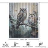 Branches Owl Shower Curtain