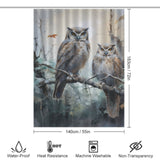 Branches Owl Shower Curtain