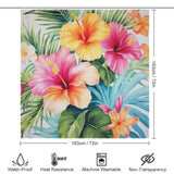 Breeze Tropical Shower Curtain