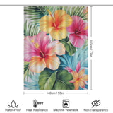 Breeze Tropical Shower Curtain