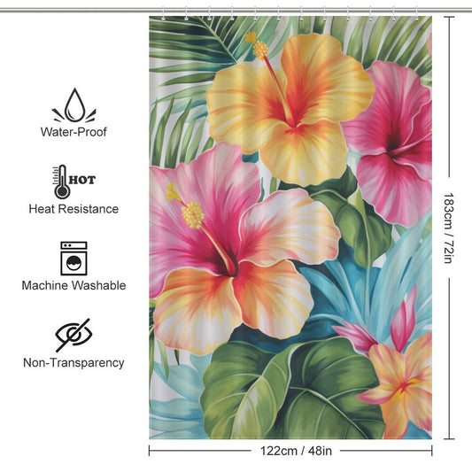 Breeze Tropical Shower Curtain