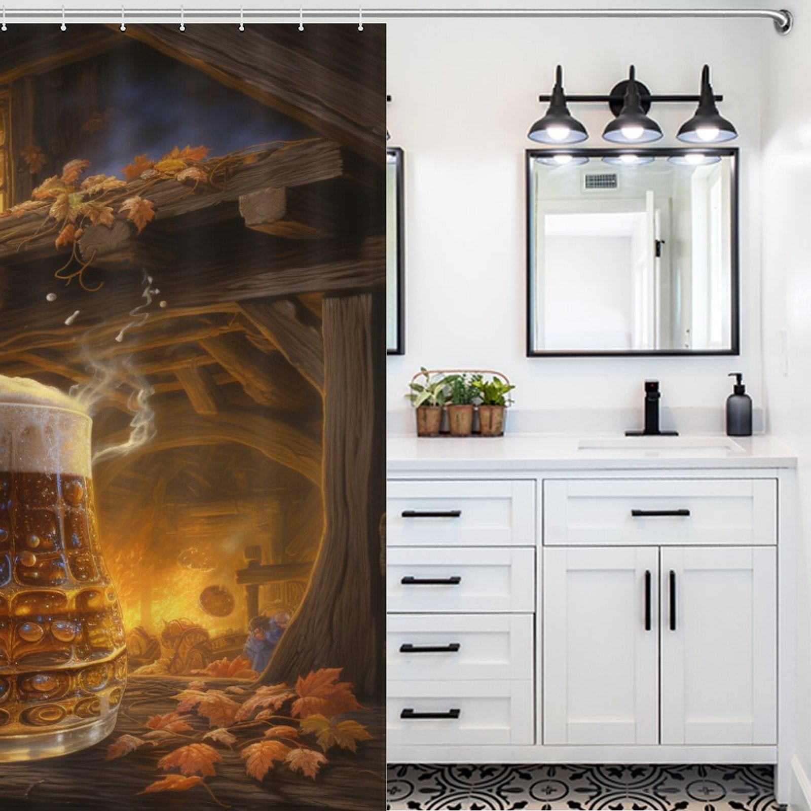 Brewer's Tale Beer Shower Curtain