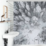 Calm Snow Winter Shower Curtain