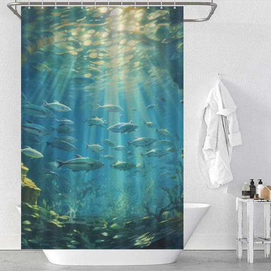 Captivating Fish Shower Curtain