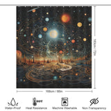 Celestial Wonders Planet Shower Curtain