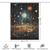 Celestial Wonders Planet Shower Curtain