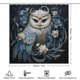 Charming Owl Shower Curtain