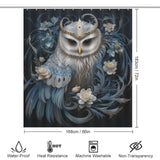 Charming Owl Shower Curtain