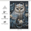 Charming Owl Shower Curtain