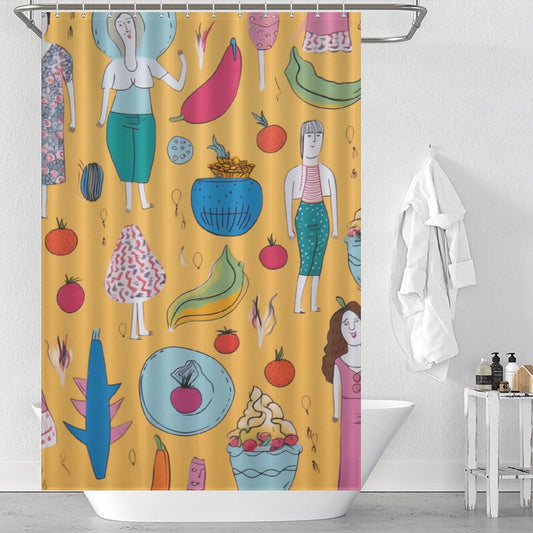 Cheeky Butt Shower Curtain