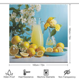 Cheery Lemonade Summer Shower  Curtain